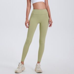 High waist hip lifting abdomen slimming seamless tight yoga pants fitness running sports pants yoga clothes